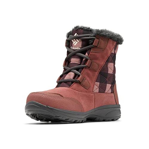 Columbia Women`s Ice Maiden Shorty Snow Boot - Choose Sz/col Crabtree/Peach Blossom