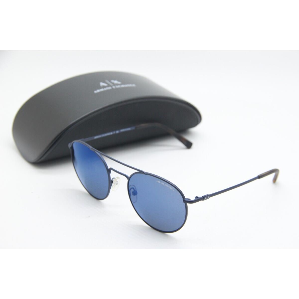 Armani Exchage AX2028S 6111/55 Blue Mirror Sunglasses W/case 53-21