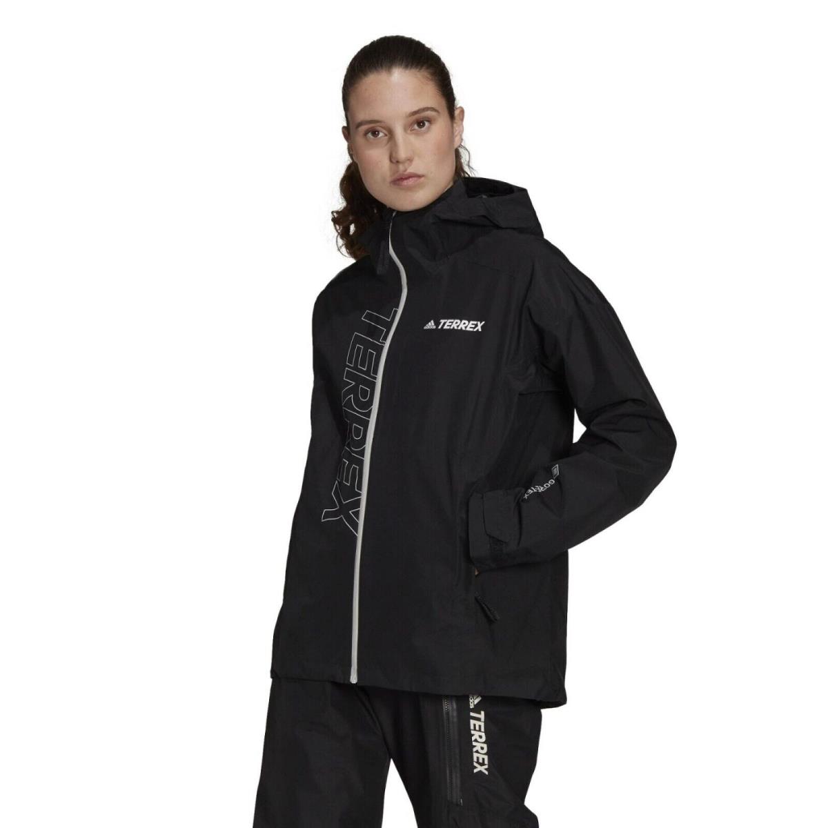 Adidas Terrex Paclite Gtx Gore Tex Rain Jacket Women`s Size Small GM4807