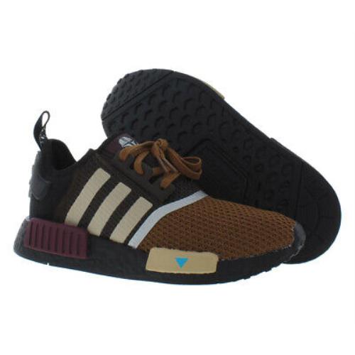 Adidas Nmd_R1 Boys Shoes Size 4 Color: Brown/black