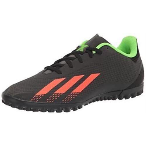 Adidas Unisex X Speedportal.4 Turf Soccer Shoe Black/solar Red/solar Green