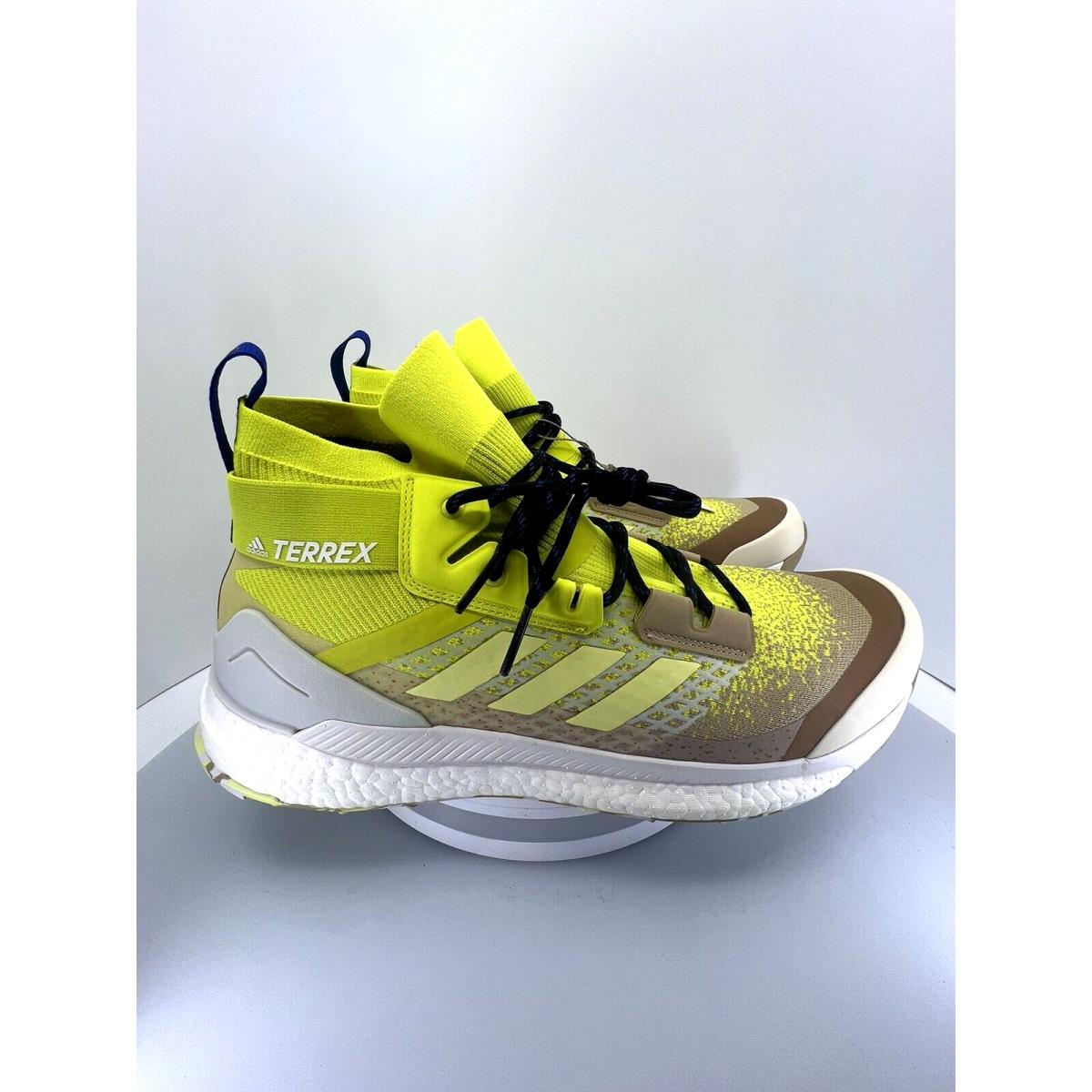 Adidas Terrex Free Hiker Size 13 Primeblue Yellow White FZ3627 Hiking Shoe Boot