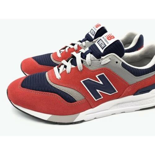 New Balance NB CM997HBJ Red Gray Sneaker Mens Size 8