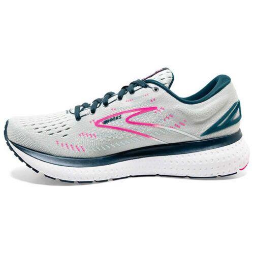 Brooks Glycerin 19 Women`s Running Shoe US 11.5 Grey Pink Blue 120343-1B-110