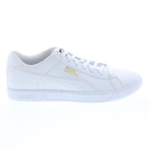Puma Match Star 38020401 Mens White Leather Lifestyle Sneakers Shoes