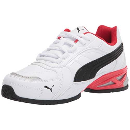 Puma Men`s Respin Sneaker - Choose Sz/col White-black-silver-high Risk Red
