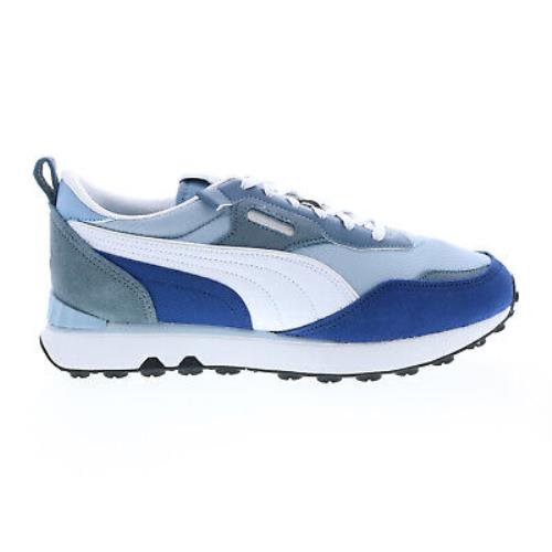Puma Rider FV Future Vintage 38767206 Mens Blue Lifestyle Sneakers Shoes
