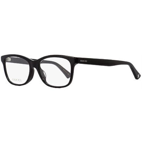 Gucci Rectangular Eyeglasses GG0162OA 001 Black 55mm 0162