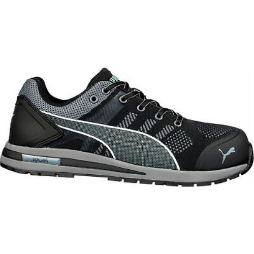 Puma Safety Black Mens Textile Elevate Low CT Oxford Work Shoes