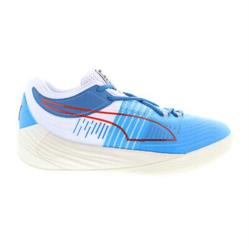 Puma Fusion Nitro 19558706 Mens Blue Synthetic Athletic Running Shoes - Blue