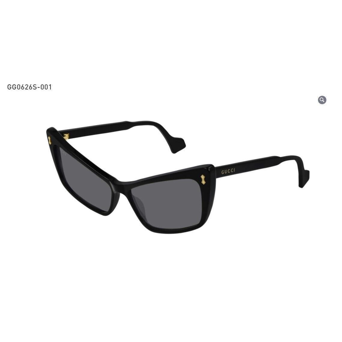 Gucci Sunglasses GG0626S 001 Black/grey Lens Design 58mm