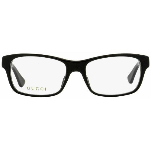 Gucci GG0006O 001 Rectangle Black/black Men`s Eyeglasses ...