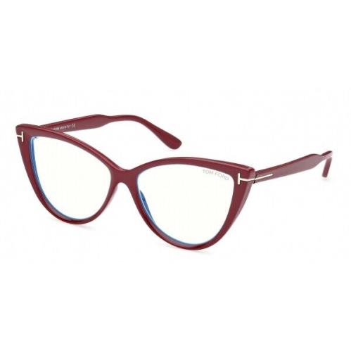 Tom Ford FT5843-B-074-56 Red Eyeglasses