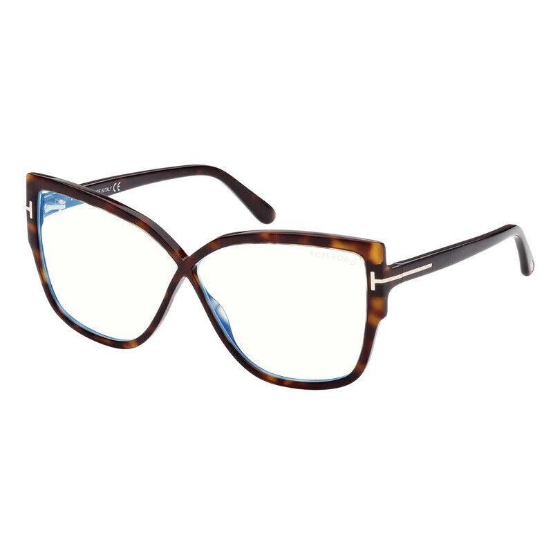 Tom Ford FT5828-B 052 Dark Havana 60mm Eyeglasses