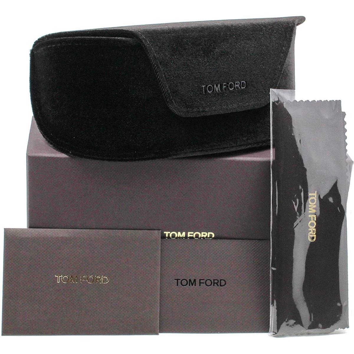 Tom Ford FT5822-B-052-54 Dark Havana Blue Block Lens Eyeglasses