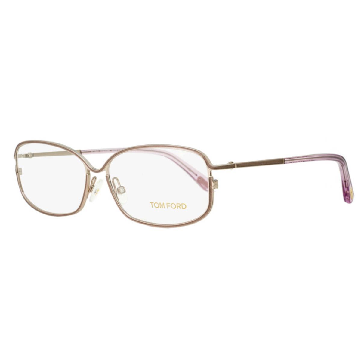 Tom Ford TF 5191 072 Silver Pink Eyeglasses FT 56-13-135 MM Italy