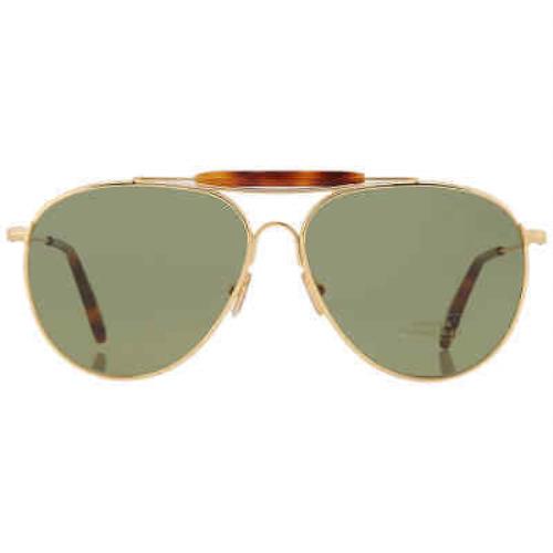 Tom Ford Raphael Green Pilot Men`s Sunglasses FT0995 30N 59 FT0995 30N 59