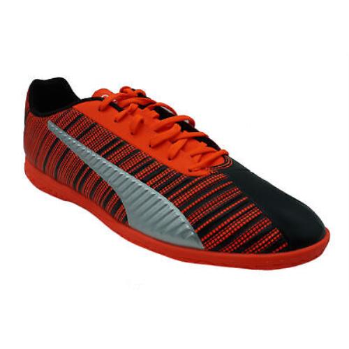 Puma Men`s One 5.4 IT Indoor Soccer Shoes Red Black Size 13