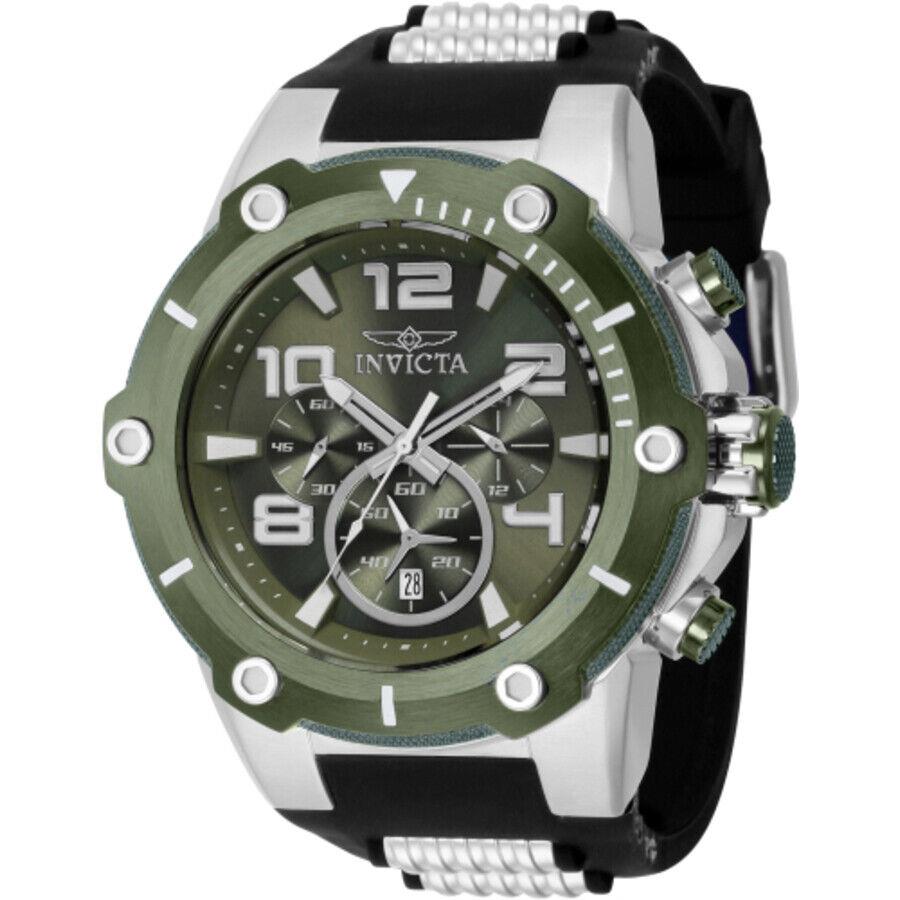 Invicta Speedway Chronograph Quartz Green Dial Men`s Watch 40894