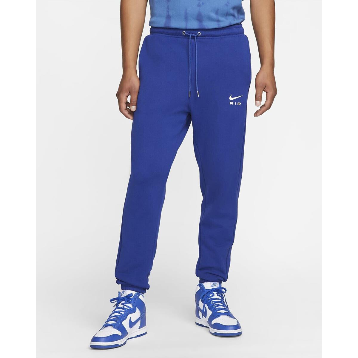 Nike Sportswear Air French Terry Joggers Size L Blue Mens DQ4202-455