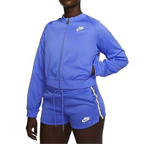 Nike Air Full Zip Jacket Womens Track Jackets Size L Color: Sapphire