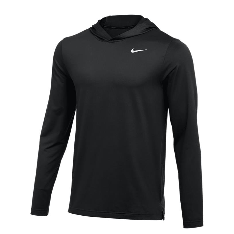 Nike Men s Hyper Dry Long Sleeve Lightweight Hoody CU9458-010 Size Medium Black