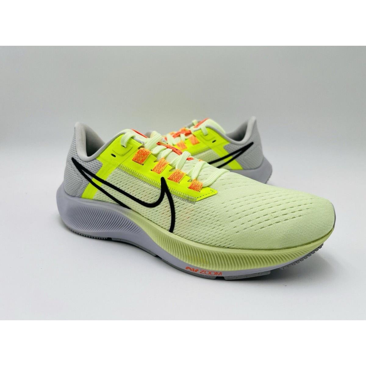 Nike Air Zoom Pegasus 38 Volt Running Hiking Sneakers CW7356-700 Mens Size 8 - Yellow