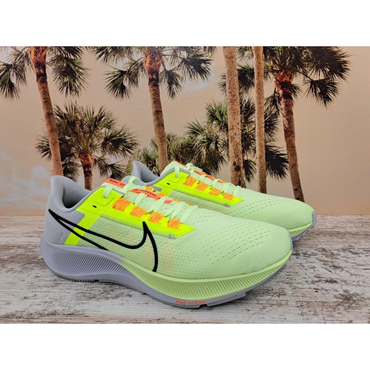 Nike Air Zoom Pegasus 38 Running Shoes Fast Pack CW7356-700 Men`s Size 11 - Yellow