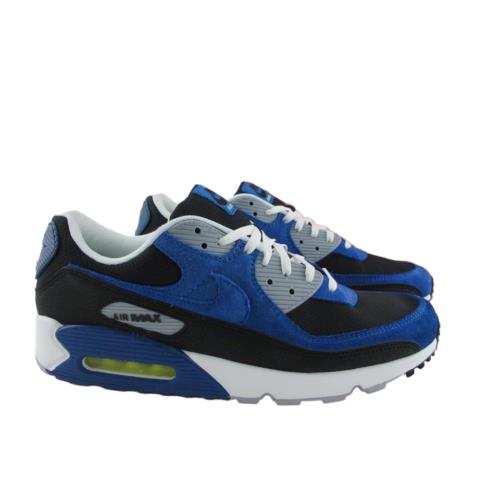 Nike Air Max 90 Black Atlantic Blue White Mens 13 Shoes Sneakers DM0029-001