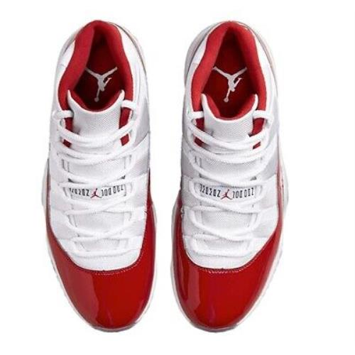 Nike Jordan 11 Retro Mens Shoes 12 M US White/varsity Red-black