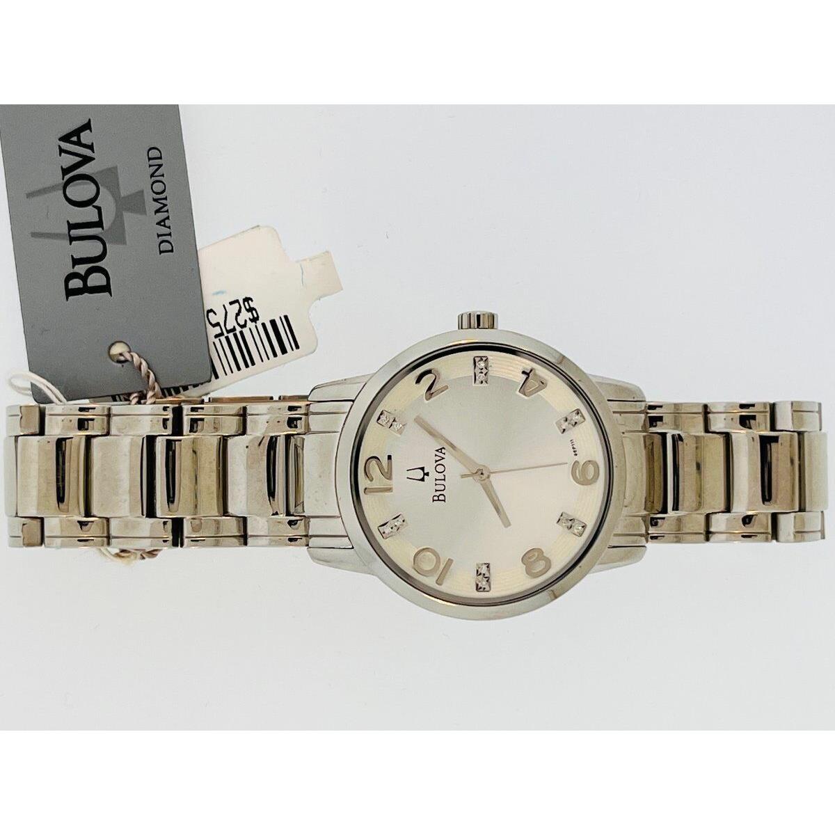 Bulova Casual Womens Stainless Steel Watch 96P111