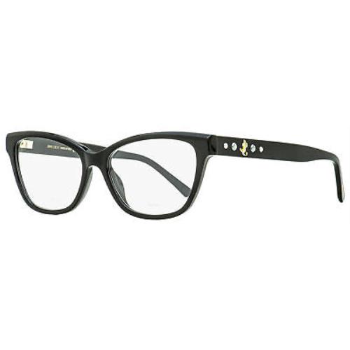 Jimmy Choo Butterfly Eyeglasses JC334 807 Black 54mm