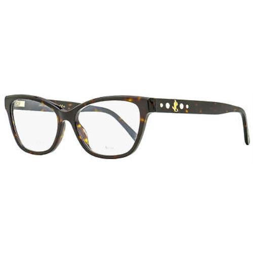 Jimmy Choo Butterfly Eyeglasses JC334 086 Havana 54mm