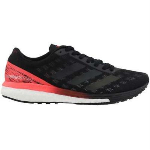 Adidas EG4656 Adizero Boston 9 Womens Running Sneakers Shoes - Black - Size