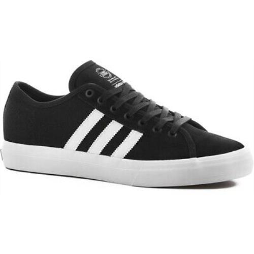 Adidas Matchcourt RX Lo Shoes Black White Suede Toe