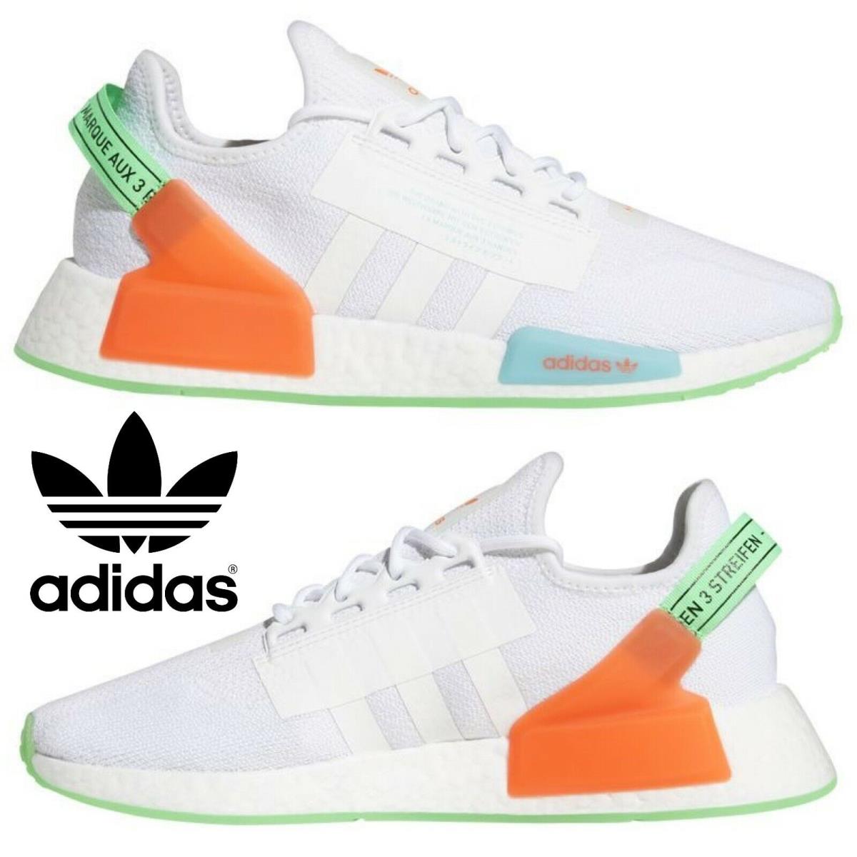 Adidas Originals Nmd R1 V2 Men`s Sneakers Running Shoes Gym Casual Sport White