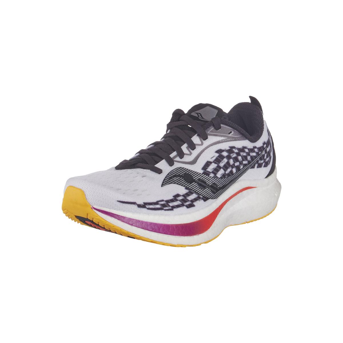 Saucony Women`s Endorphin Speed 2 Training Running Shoes White