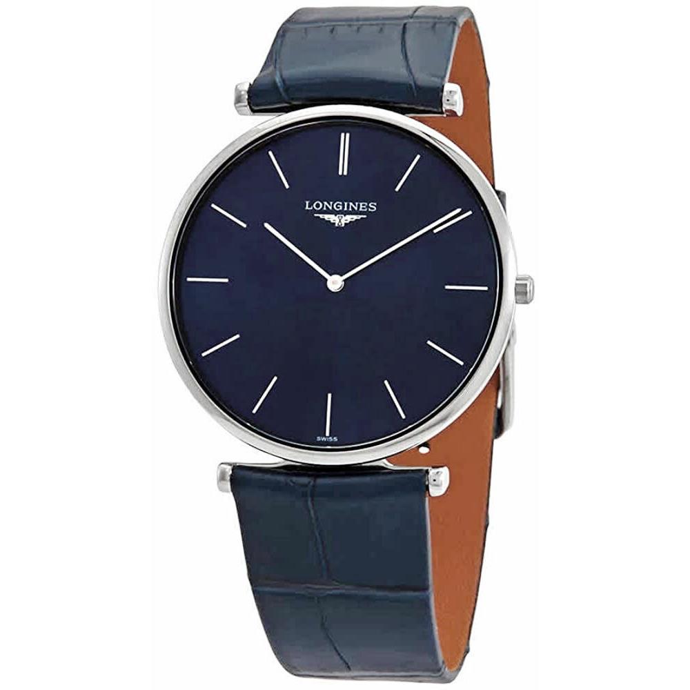 Longines La Grande Classique Steel Blue Leather Strap Unisex Watch L4.766.4.95.2
