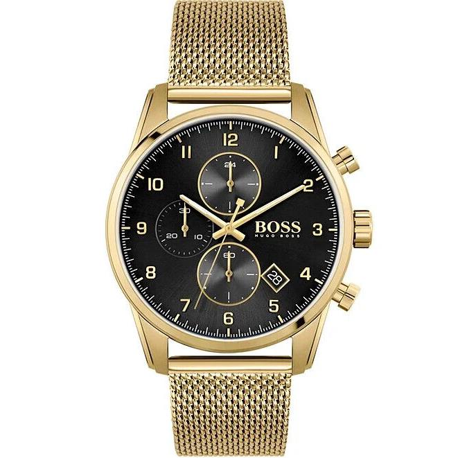 Hugo Boss Skymaster Chronograph Mesh Bracelet Mens Watch 1513838