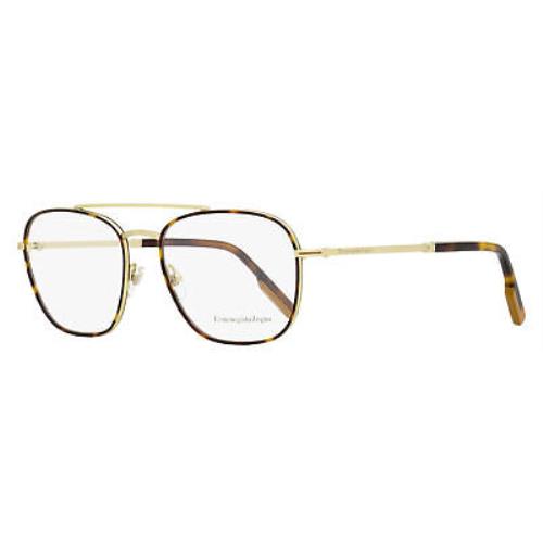 Ermenegildo Zegna Rectangular Eyeglasses EZ5183 032 Matte Gold/havana 56mm