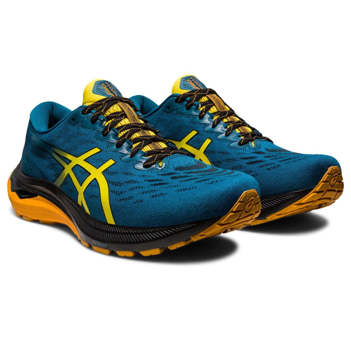Man`s Sneakers Athletic Shoes Asics GT-2000 11 Trail Nature Bathing/Golden Yellow