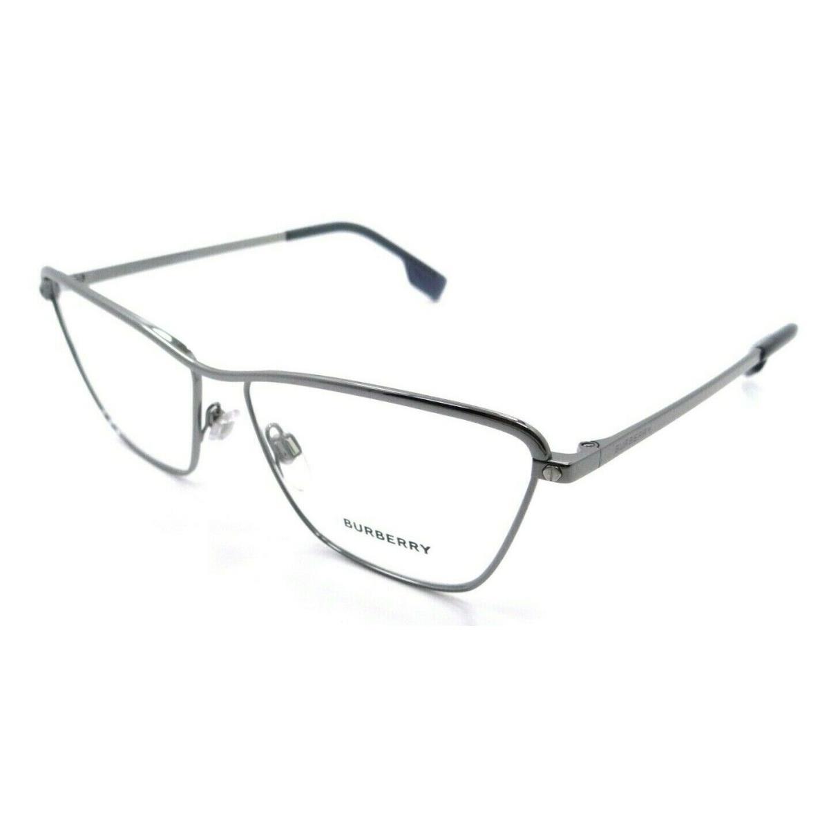 Burberry Eyeglasses Frames BE 1343 1003 57-14-140 Gunmetal Made in Italy