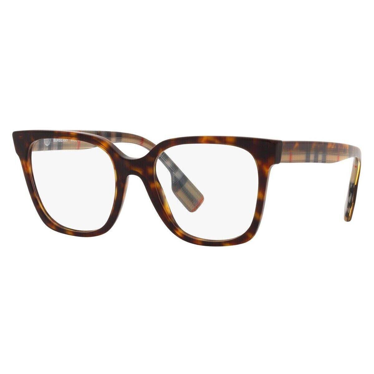 Burberry Evelyn Women`s Eyeglasses BE 2347 3943 Havana Optical Frame 52-19-140