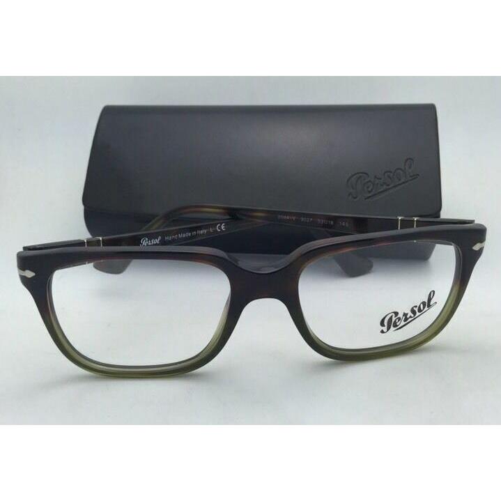 Persol Rx-able Eyeglasses 3094-V 9027 55-18 Tortoise Gradient Green Frames