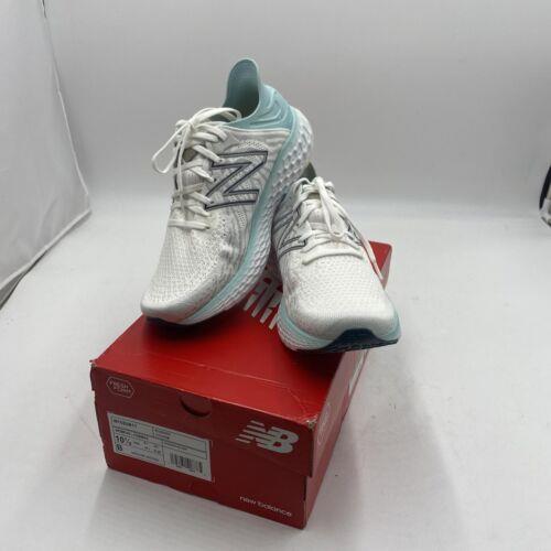 New Balance Women`s Fresh Foam 1080 V11 Running Shoes 10.5 White/blue Chill