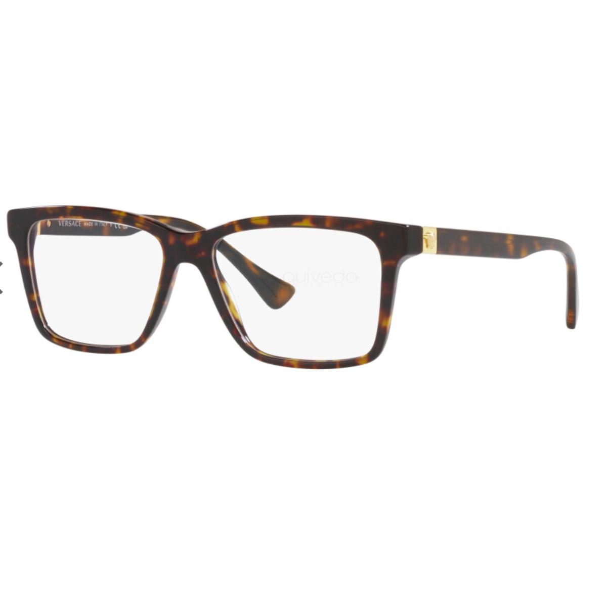 Versace Rx-able Eyeglasses Mod. 3328 108 56-16 150 Tortoise Gold Frames