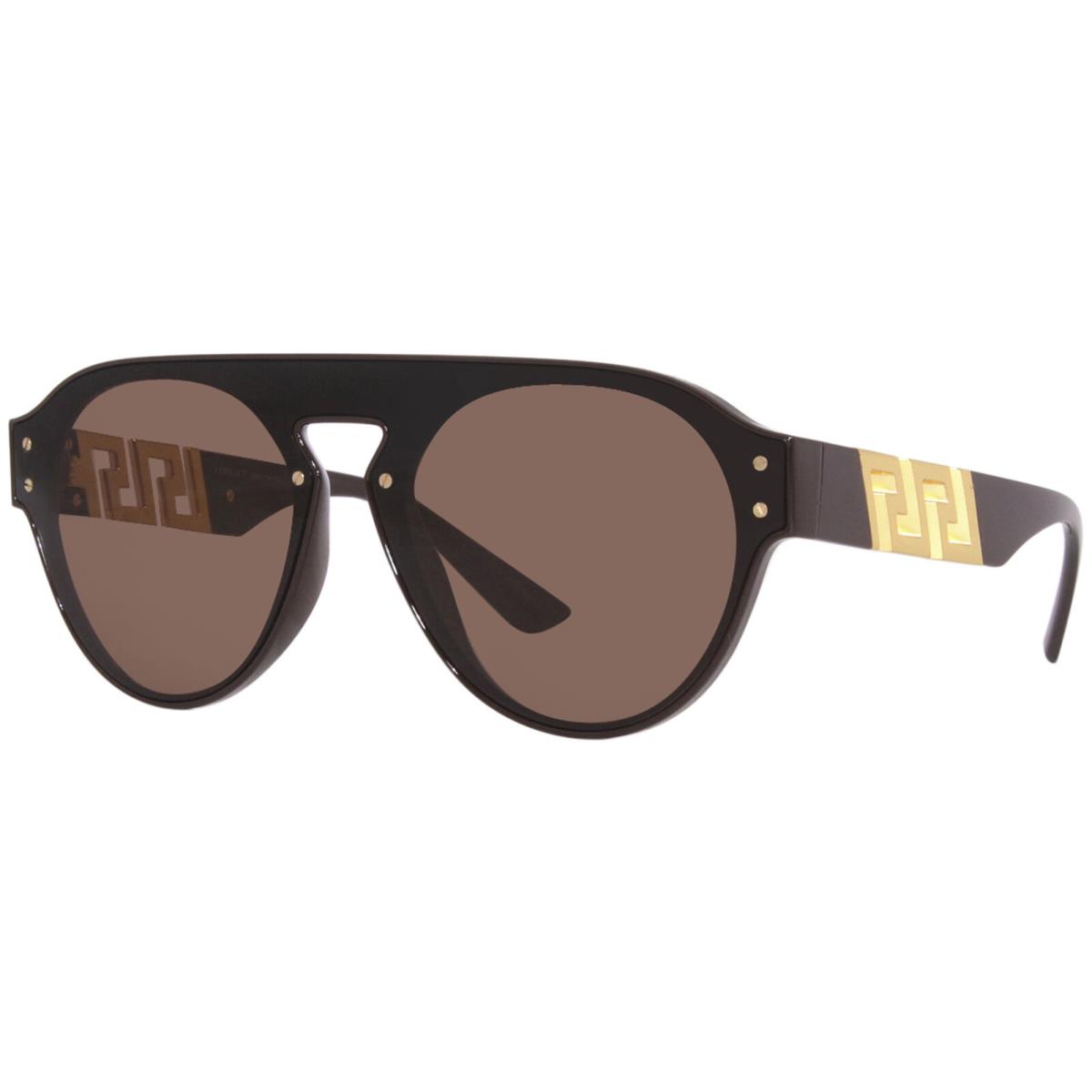 Versace 4420 535673 Sunglasses Men`s Transparent Brown/brown Gradient 44mm