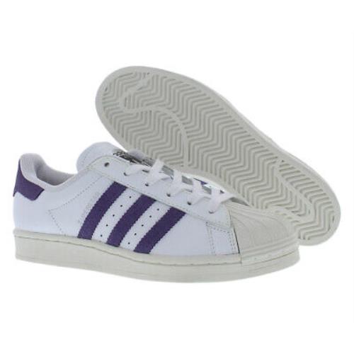 Adidas Superstar Womens Shoes Size 11 Color: White/purple