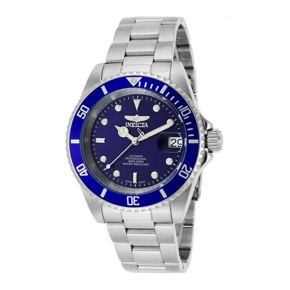 Invicta Pro Diver 909408 Stainless Steel Blue Dial Automatic Mens