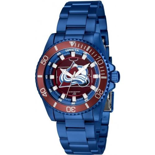 Invicta 42216 Women`s Nhl Colorado Avalanche Quartz Dark Blue Watch